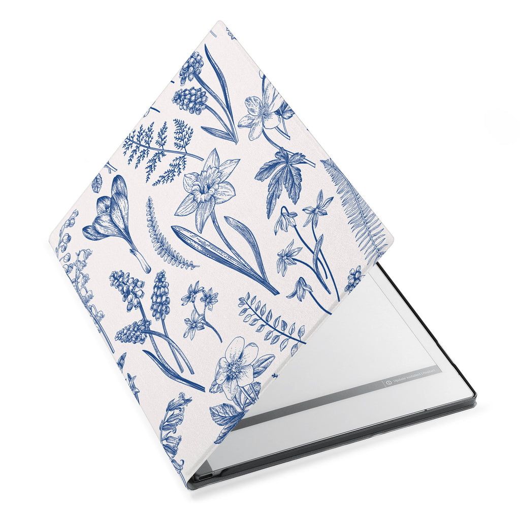 The Personalized VistaCase reMarkable Pen Holder CasewithFlower design adds a touch of elegance to your device.