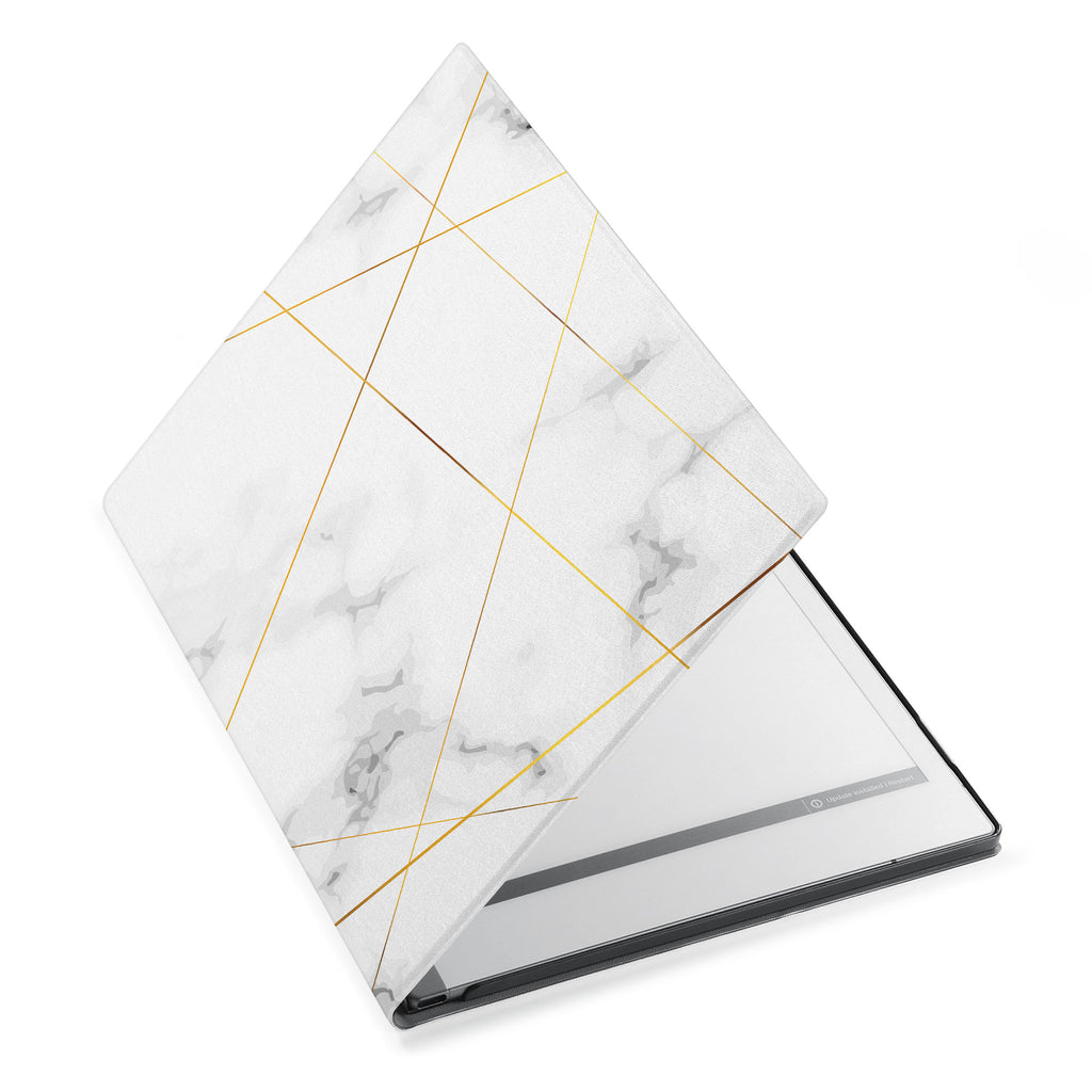 The Personalized VistaCase reMarkable Pen Holder CasewithMarble 2020 design adds a touch of elegance to your device.