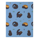 The Personalized VistaCase reMarkable Pen Holder Case is adorned with a vibrant and intricately detailed Sushi Cats design