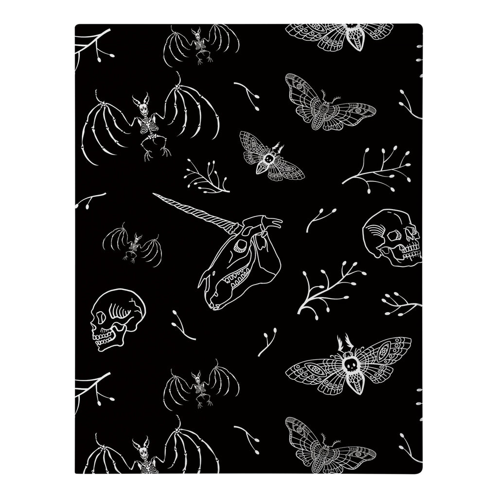 The Personalized VistaCase reMarkable Pen Holder Case is adorned with a vibrant and intricately detailed Animal Skeleton design