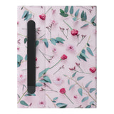 The Personalized VistaCase reMarkable Pen Holder Case with Flat Flower 2 design features a built-in Marker pen holder,