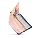 personalized iPad case with pencil holder and Australia Oil Painting design