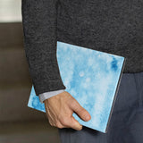 A business man holds Personalized VistaCase reMarkable Pen Holder Case with Winter design