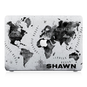 Macbook Premium Case - World Map