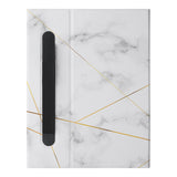 The Personalized VistaCase reMarkable Pen Holder Case with Marble 2020 design features a built-in Marker pen holder,