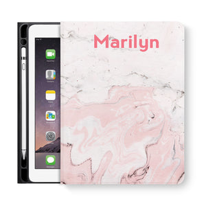 iPad Folio Case - Pink Marble