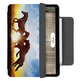 Elevate your iPad experience with the VistaCase Personalized iPad Slim Fit Case. Featuring an exquisitely detailed Horse design