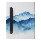 The Personalized VistaCase reMarkable Pen Holder Case with Watercolor View design features a built-in Marker pen holder,