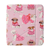 front view of personalized Kobo case with Lovely Dog design