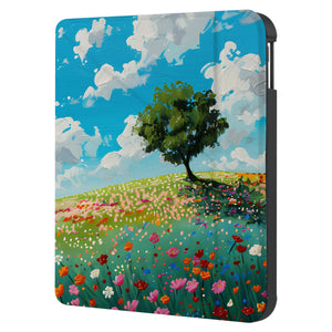 swap front and back view of personalized KOBO case and Tree Painting design - swap