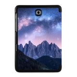 the back view of Personalized Samsung Galaxy Tab Case with Nature Wonder design