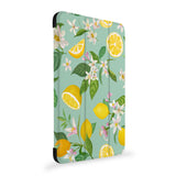 the side view of Personalized Samsung Galaxy Tab Case with Tropical Fruits design