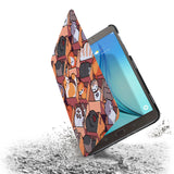 the drop protection feature of Personalized Samsung Galaxy Tab Case with Sushi Cats design