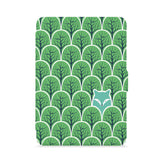 front view of personalized kindle paperwhite case with Fox Fun design