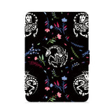 front view of personalized kindle paperwhite case with Animal Skeleton design