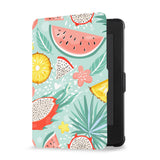 kindle foilo case with Tropical Fruits design, Opens and closes just like a book to wake your Kindle or put it to sleep - swap