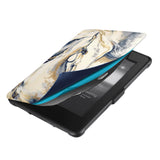 kindle foilo case with Horses design, Magnetic attachment ensures cover is securely closed