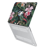 hardshell case with Flowers design has rubberized feet that keeps your MacBook from sliding on smooth surfaces