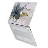 hardshell case with Artistic Flower design has rubberized feet that keeps your MacBook from sliding on smooth surfaces