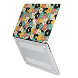 hardshell case with Fox Fun design has rubberized feet that keeps your MacBook from sliding on smooth surfaces