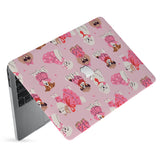 hardshell case with Lovely Dog design has matte finish resists scratches