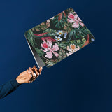 personalized microsoft laptop case features a lightweight two-piece design and Flowers print