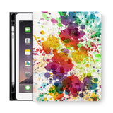 frontview of personalized iPad folio case with 4 design